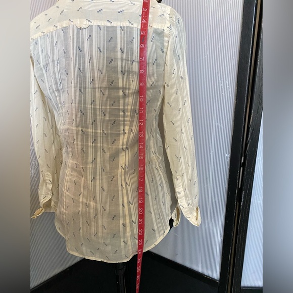 J Crew Vintage Linen Button Down XS - Picture 5 of 9